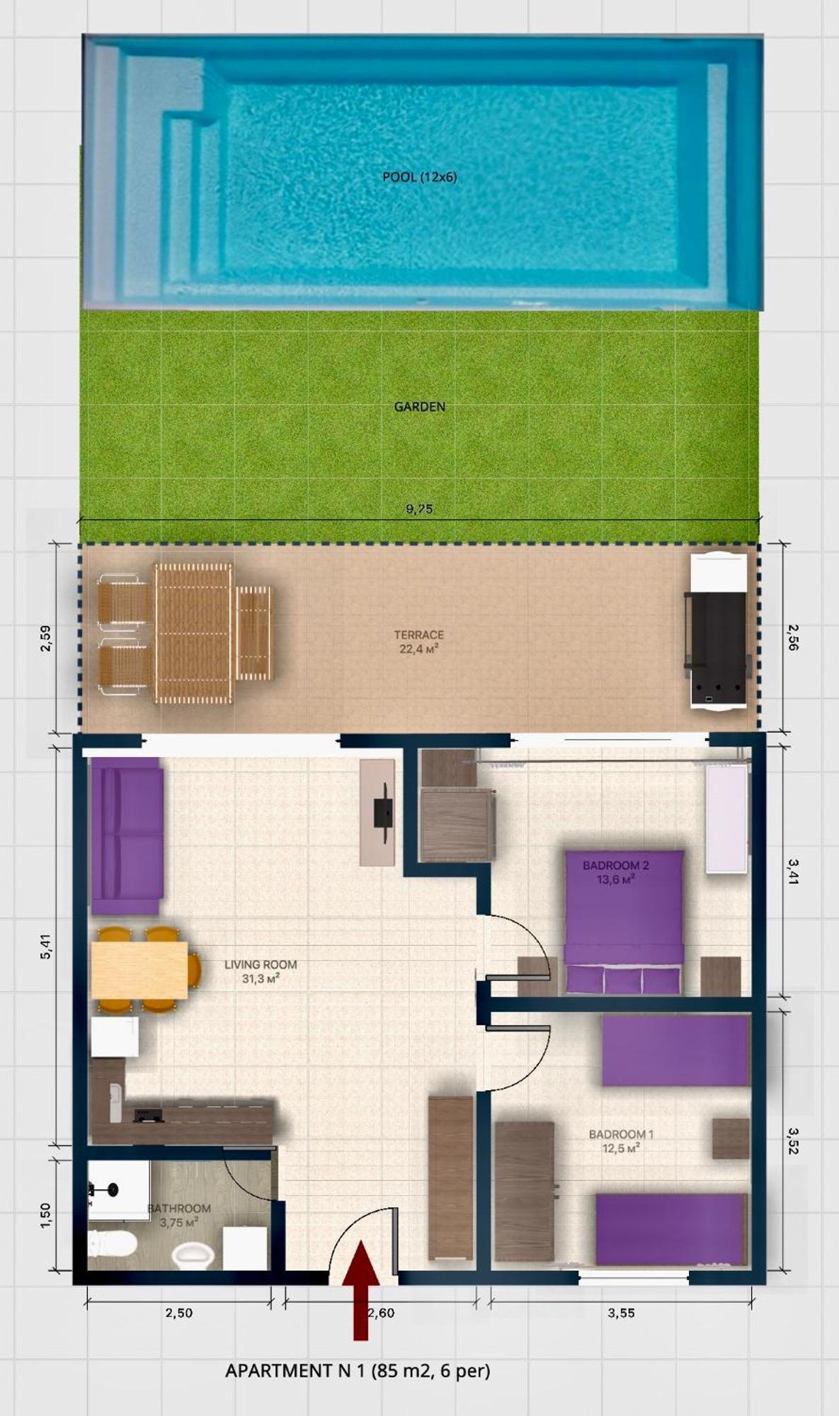 Ellinfos Aparthotel Hanioti Exterior foto